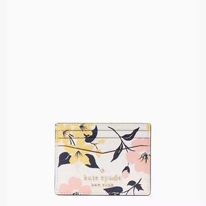 Kate Spade Staci slim card holder Lily Bloom